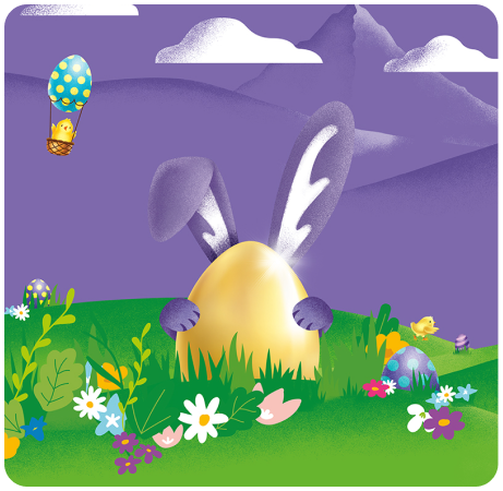 Milka Osterhase mit Goldenem Ei